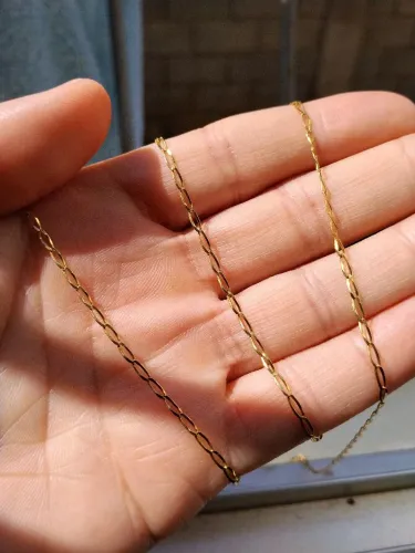 Corrente ouro masculina sem pingente ouro 18 k.