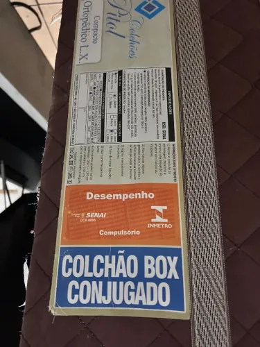 Cama box casal conjugada