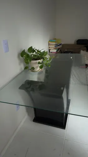 mesa de vidro 6 cadeiras
