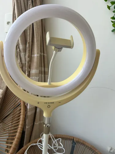RING LIGHT VX CASE COM SUPORTE PARA CELULAR 