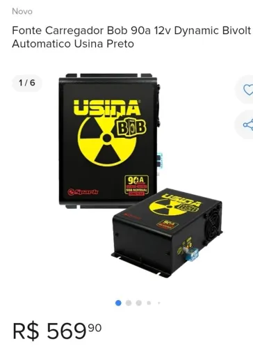 VENDO UMA FONTE AUTOMOTIVA BOZINA 90.A FUNCIONANDO PERFEITAMENTE. 