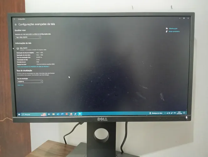 Monitor Dell P2217h 60Hz 1920 x 1080
