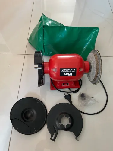 Moto esmeril qualiforte 6" 300 watts bivolt - somar