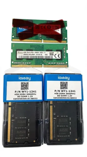 Memórias DDR4 4gb e 16gb 2666MHz