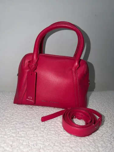 Bolsa Armani Exchange Mini Duffle Bag Pink