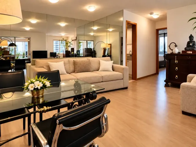 Apartamento para aluguel com 75 metros quadrados com 2 quartos