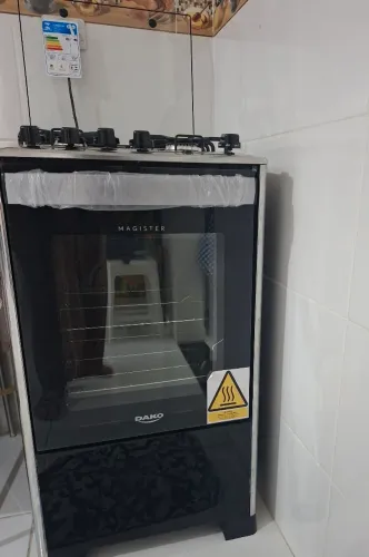 Fogão Dako Magister 4 bocas acendimento automático + forno espaçoso | 1 ano de uso
