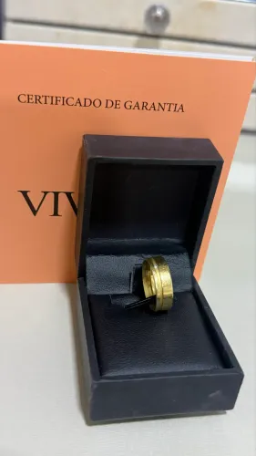 Aliança Vivara - ouro 18k aro 12- com certificado