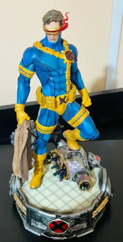 ESTÁTUA CYCLOPS X-MEN 1/10 DA IRON SYUDIOS
