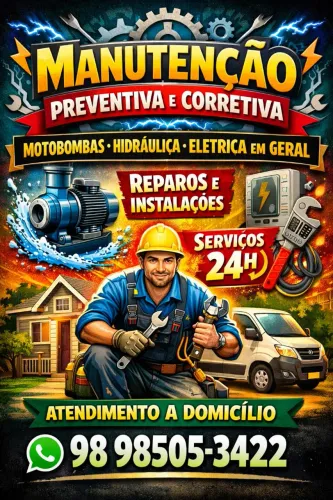 Conserto de bombas em geral, e encanamento 