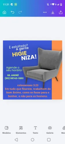 Limpeza higienização a seco de sofá e colchões.