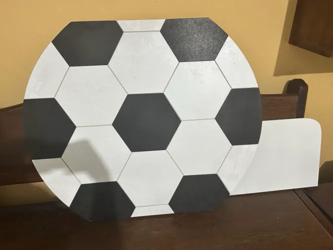  Mesa de decoração forma de bola dobrável 