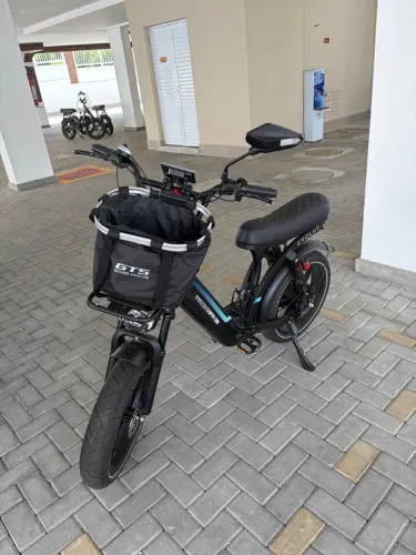 Vendo bicicleta elétrica GTS M1 Q8 preta