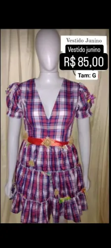 Vestido junino peça única, veste M Não faço entrega