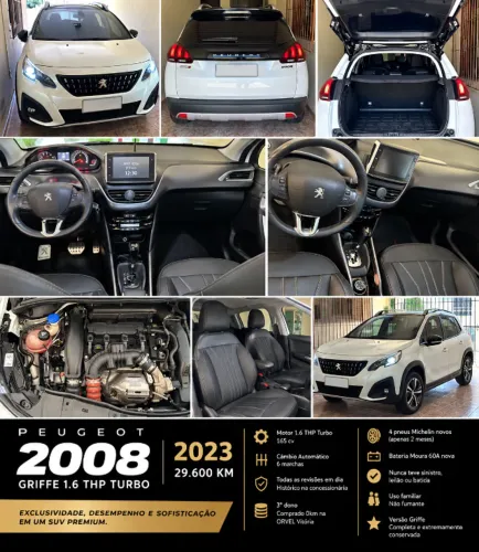 Peugeot 2008 Grife 1.6 Turbo Flex 16V 5P AUT 2023