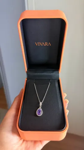Colar Vivara Ametista e Topázios
