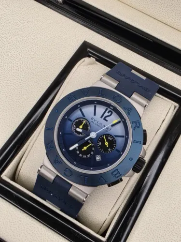 Relogio Bvgari Novo Cronografo 100% Funcional LINHA PREMIUM AAA+ EM 10X SEM JUROS