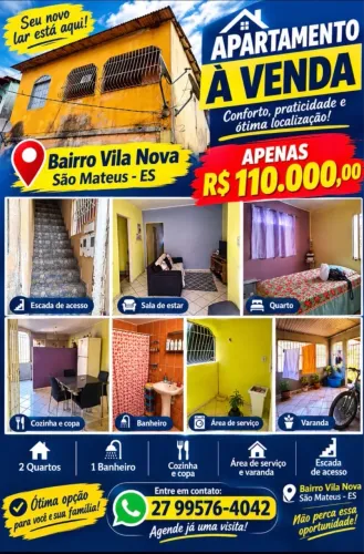 Apartamento com 2 Quartos e fácil acesso.