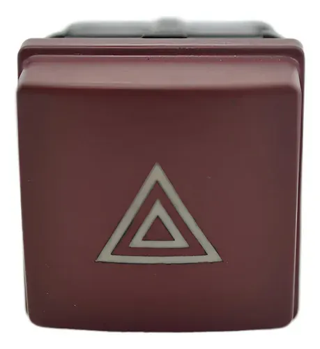 Botão Pisca Alerta Painel Peugeot 207 2011 Original Vermelho
