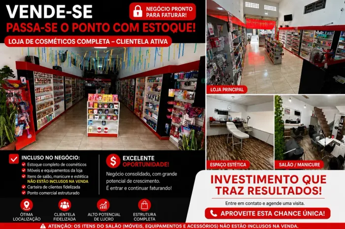 Loja de cosméticos Completa