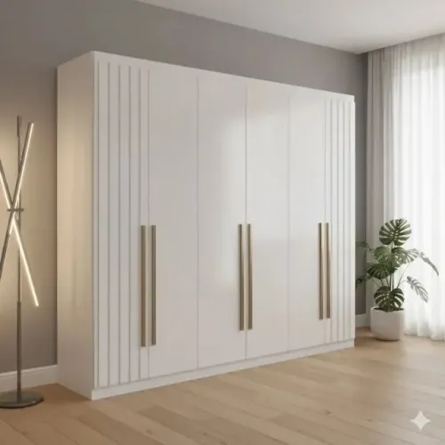 Guarda Roupa Maldivas Branco (PRODUTO EM OFERTA)*