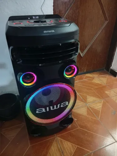Caixa de Som Torre Amplificada AIWA (Modelo AWS-T1W-02)