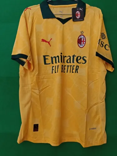 Camisa do AC Milan Amarela - G