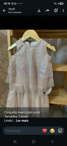 Conjunto infantil kiki xodó