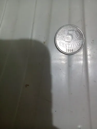 Moeda antiga 5 centavos 1994