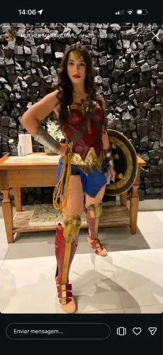 Cosplay Fantasia Mulher Maravilha
