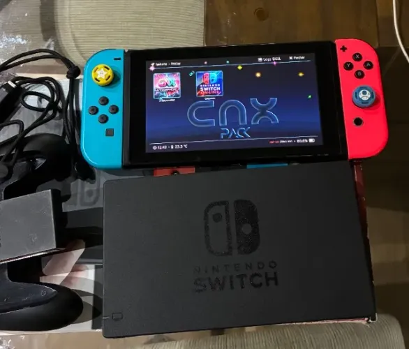 Nintendo Switch V2 DESBLOQUEADO 128GB
