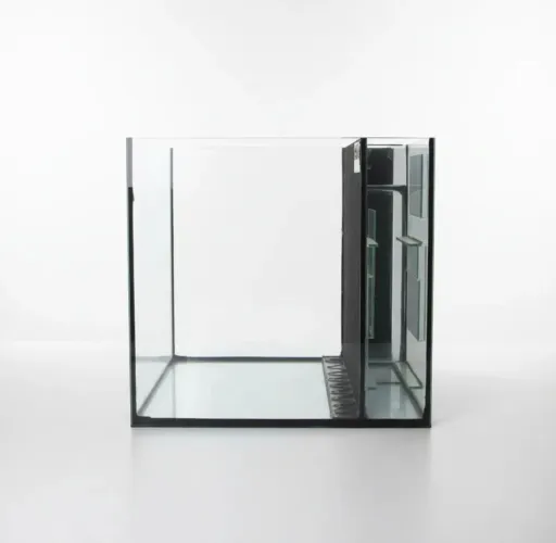QUÁRIO CUBO 50x50x50 (COM SUMP TRASEIRO) 128 LITROS - Vendo também skimmer e a luminária!