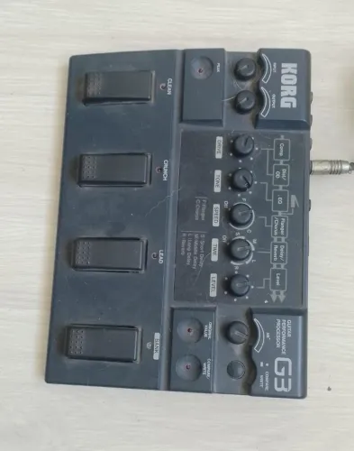processador de efeitos para guitarra Korg G3. <br><br>Mercado Livre<br> +1<br>