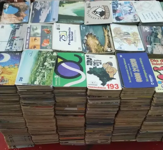 Lote cartões telefone
