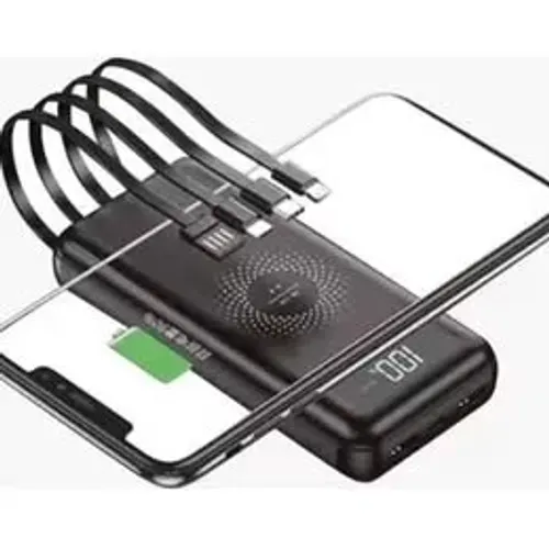 H'maston YD-25 Carregador Portatil Power Bank Turbo 10.000mah 5v 3.1A C/4 Cabos