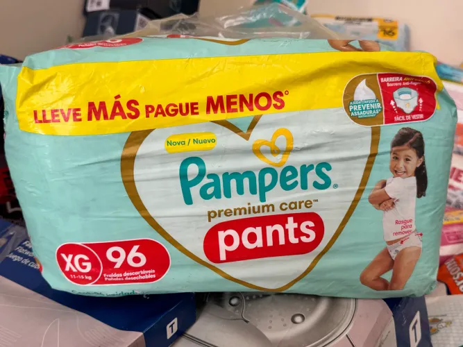 Fralda XG pacote fechado Pampers pants 