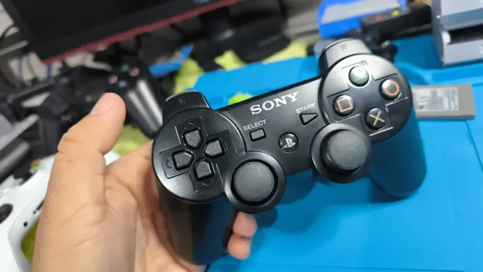 Controle Original Sony PS3 DualShock 3 Sem Fio Preto - CECHZC2U
