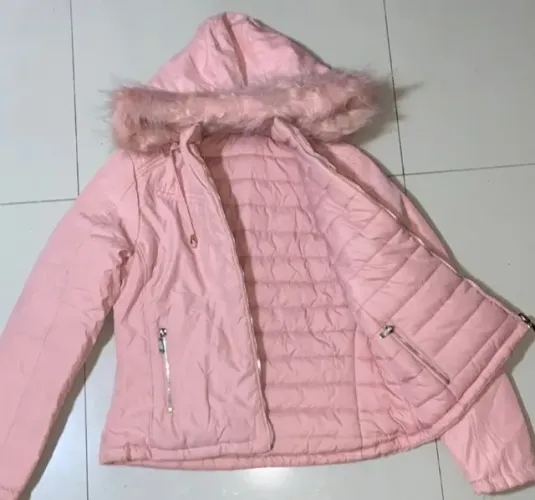 Jaqueta Puffer Feminina Dupla Face