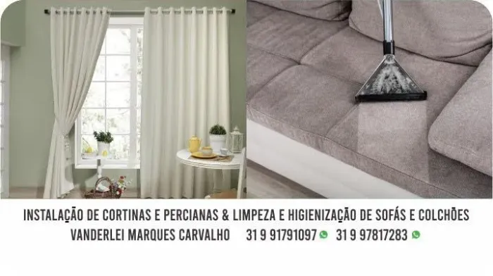 Lavo sofá colchão tapete e faço instalação 