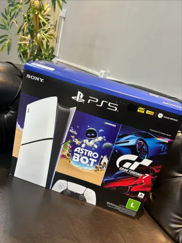 Ps5 slim COM NF e GARANTIA SONY + jogo