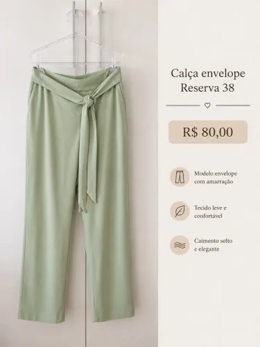 Calça envelope