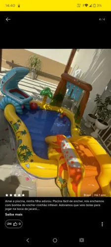 Piscina aquática infantil