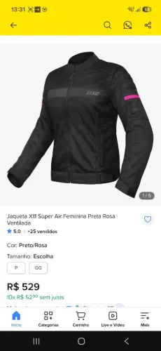 Jaqueta feminina X11 (Super Air)