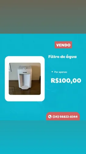 Filtro de água natural