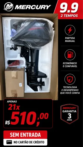 Motor Mercury 9.9 valor 8.500,00