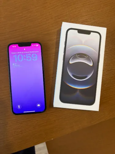 Iphone 16e 128gb preto - IMPECÁVEL