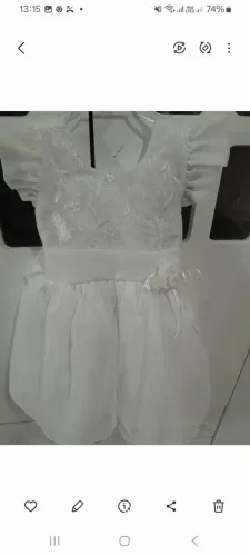 Lindo vestido de batizado muito novo usado apenas uma vez ,para crianças até 2 anos