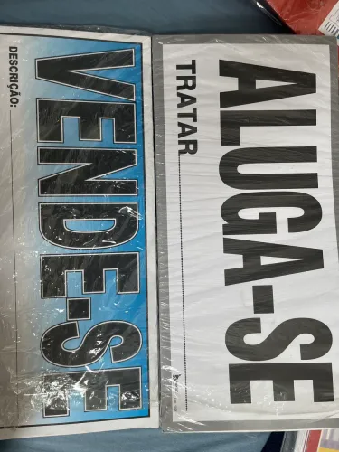 Cartaz ou Placa Papel Aluga-se ou Vende-se