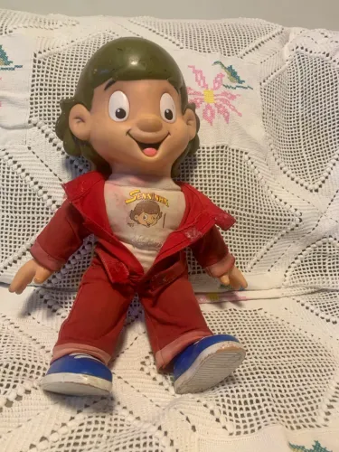Boneco Ayrton Senna - Seninha, década de 90.
