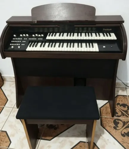 Orgão Musical Digital Acordes/Marrom